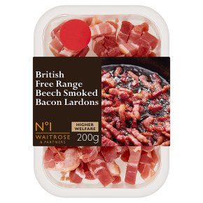 Waitrose 1 free range smoked bacon lardons