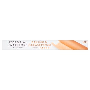 essential Waitrose baking parchment, 10m x 375mm