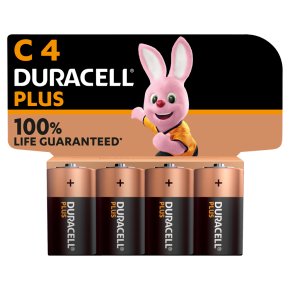 Duracell Plus Power C Batteries Alkaline