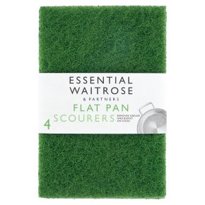 essential Waitrose flat pan scourers