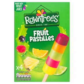 Nestle Rowntrees fruit pastilles lollies