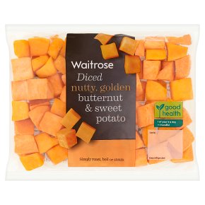 Waitrose Diced Butternut & Sweet Potato