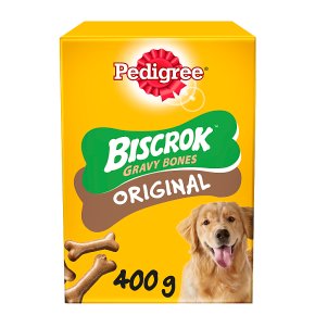 PEDIGREE Biscrok Gravy Bones Dog Biscuit Treats 400g