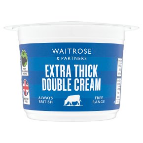 Waitrose extra thick double cream