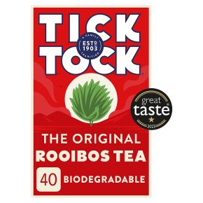 Tick Tock organic rooibos 40 teabags