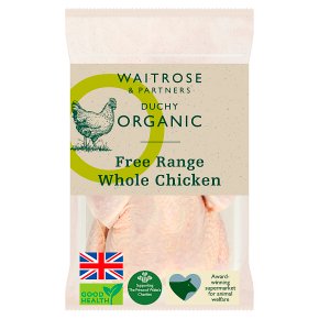 Waitrose Duchy Organic Free Range British whole chicken