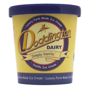 Doddington Dairy vanilla ice cream