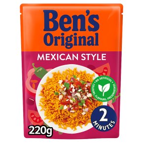 Uncle Ben's special Mexican style rice