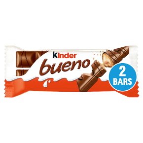 Kinder Bueno milk & hazelnuts twin bars