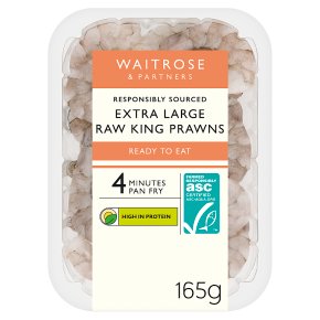 Waitrose raw extra large King prawns