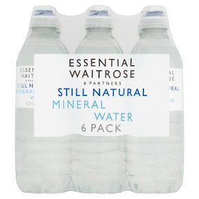 essential Waitrose still mineral water sports cap