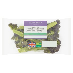 Waitrose purple sprouting broccoli spears
