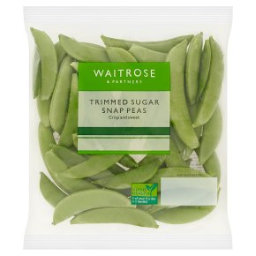 Waitrose trimmed sugar snap peas