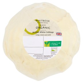 Waitrose Duchy Organic white cabbage