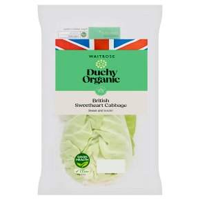 Waitrose Duchy Organic pointed cabbage