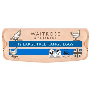 Waitrose British Blacktail large free range eggs