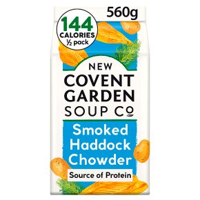 New Covent Garden smoked haddock chowder soup
