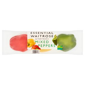 essential Waitrose mixed peppers