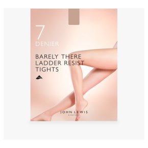 John Lewis Barely There Nude Tights - 7 Denier - Medium