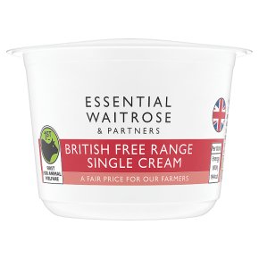 essential Waitrose Single Cream