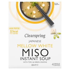 Clearspring miso soup with tofu, 4 servings