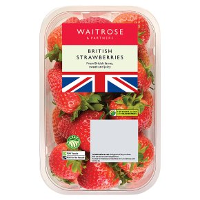 Waitrose sweet and juicy strawberries