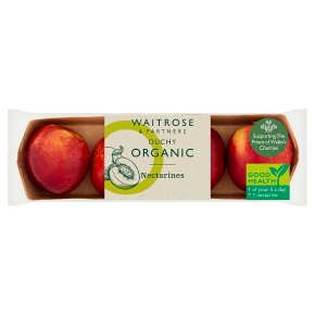 Waitrose Duchy Organic nectarines