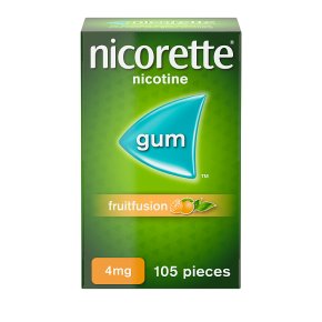 Nicorette freshfruit fullstrength 4mg gum