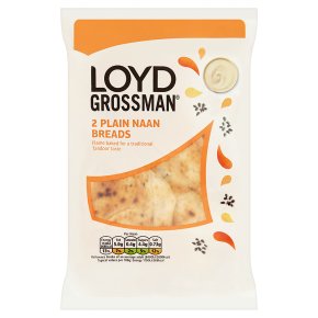 Loyd Grossman, 2 plain naan bread