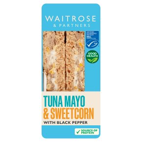 Waitrose MSC tuna mayonnaise and sweetcorn sandwich