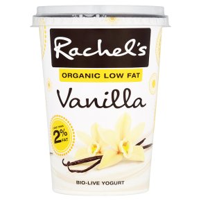 Rachel's organic low fat vanilla yogurt