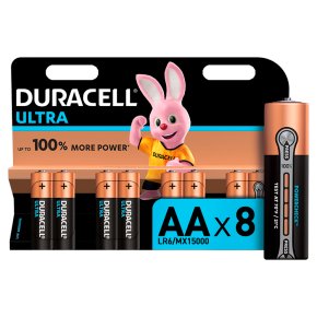Duracell Ultra Power AA Batteries Alkaline