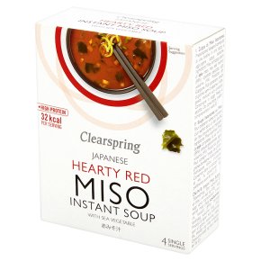 Clearspring miso soup with sea vegetable, 4 servings