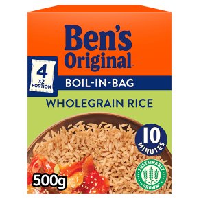 Uncle Ben's boil in bag wholegrain rice