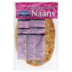 Nishaan garlic & coriander naan