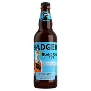 Badger Brewery Blandford Fly Ale with Ginger