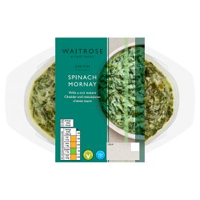 Waitrose spinach mornay