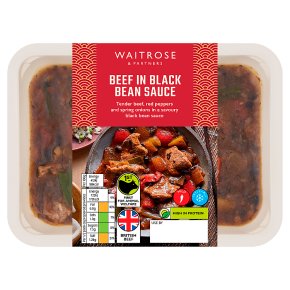 Waitrose beef in black bean sauce