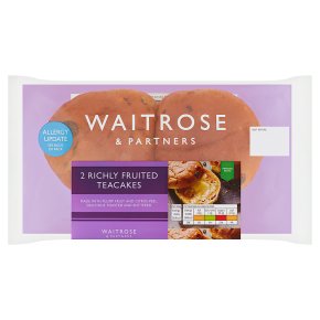 Waitrose richly fruited teacakes
