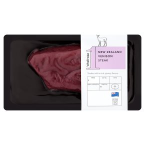 Waitrose 1 New Zealand venison steaks