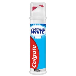 Colgate Advanced white toothpaste, pump