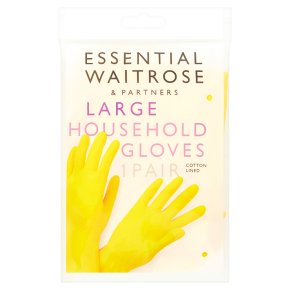 essential Waitrose household gloves, large - 2 pairs