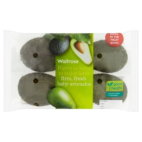 essential Waitrose home ripening baby avocados