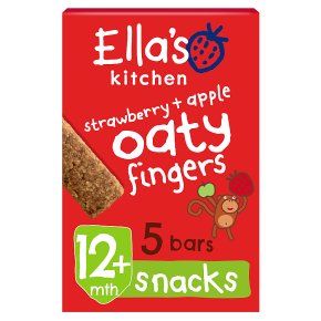 Ella's Kitchen Organic strawberries and apples nibbly fingers baby food