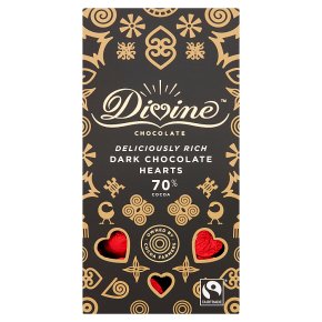 Divine Dark Chocolate Hearts