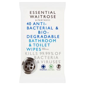 essential Bathroom and Toilet Wipes