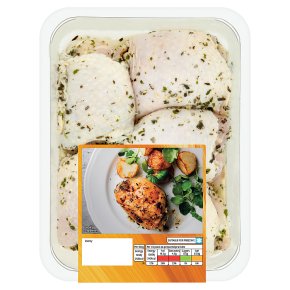 Waitrose British garlic & herb chicken thighs