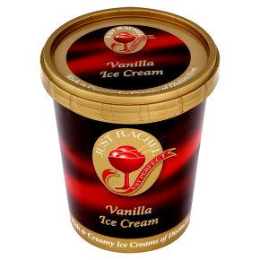 Just Rachel vanilla ice cream