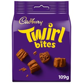 Cadbury Twirl Bites chocolate bag