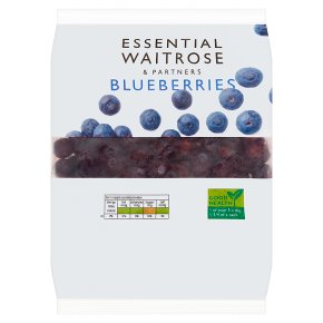 essential Waitrose frozen blueberries